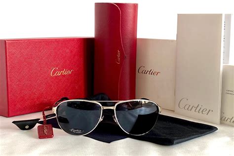 cartier santos dumont limited edition sunglasses|cartier sunglasses with diamonds.